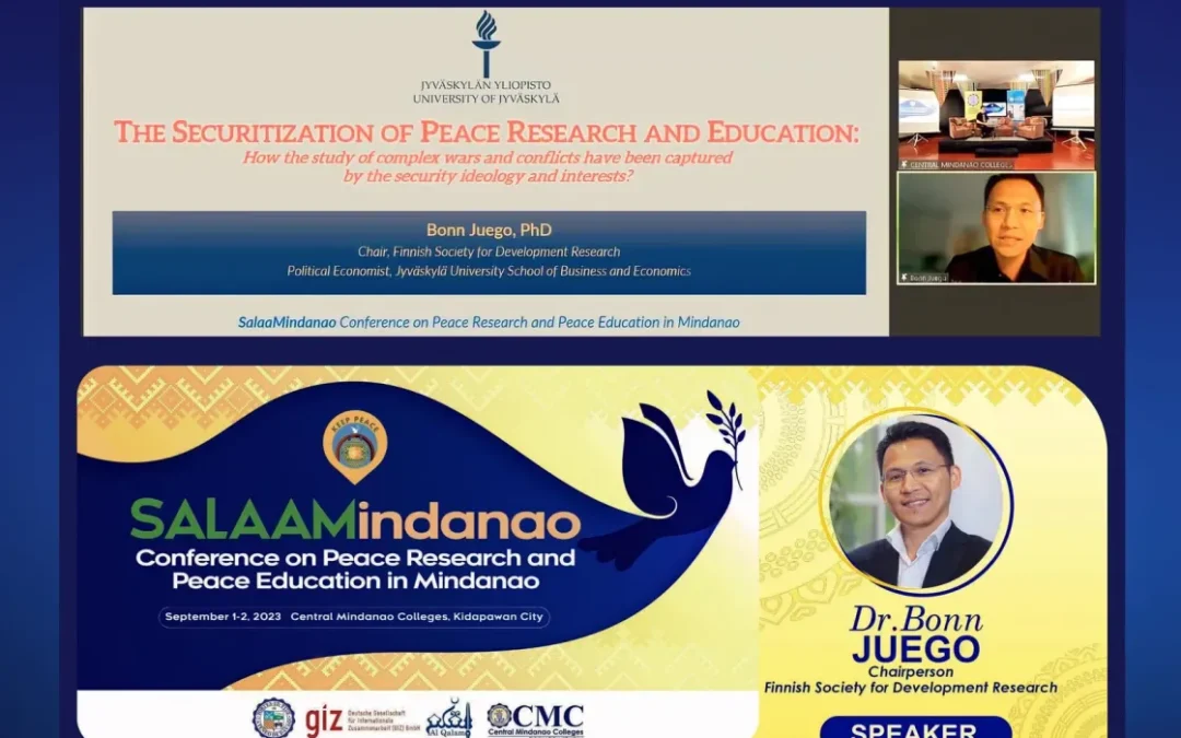 Day 1 | SALAAMindanao: Conference on Peace Research and Peace Education in Mindanao