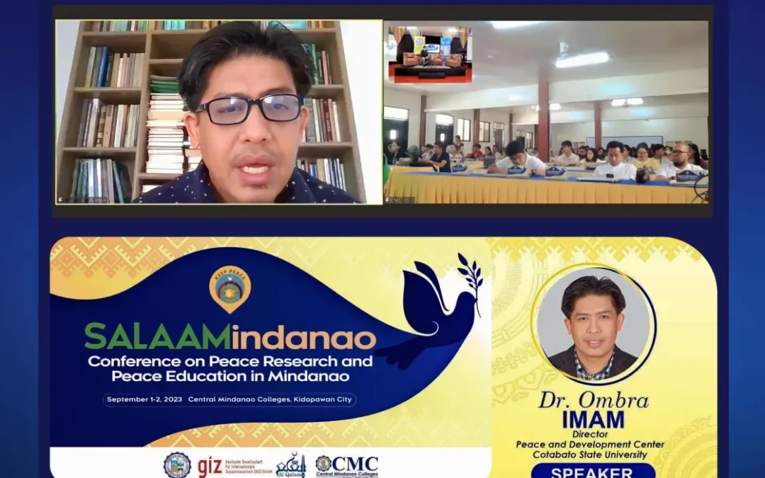 Day 2 | SALAAMindanao: Conference on Peace Research and Peace Education in Mindanao | September 1-2, 2023 at Central Mindanao Colleges