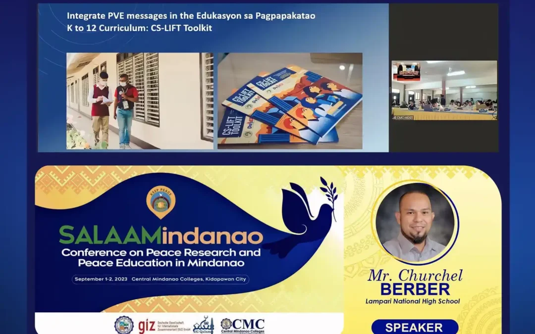 Day 2 | SALAAMindanao: Conference on Peace Research and Peace Education in Mindanao | September 1-2, 2023 at Central Mindanao Colleges, Kidapawan City